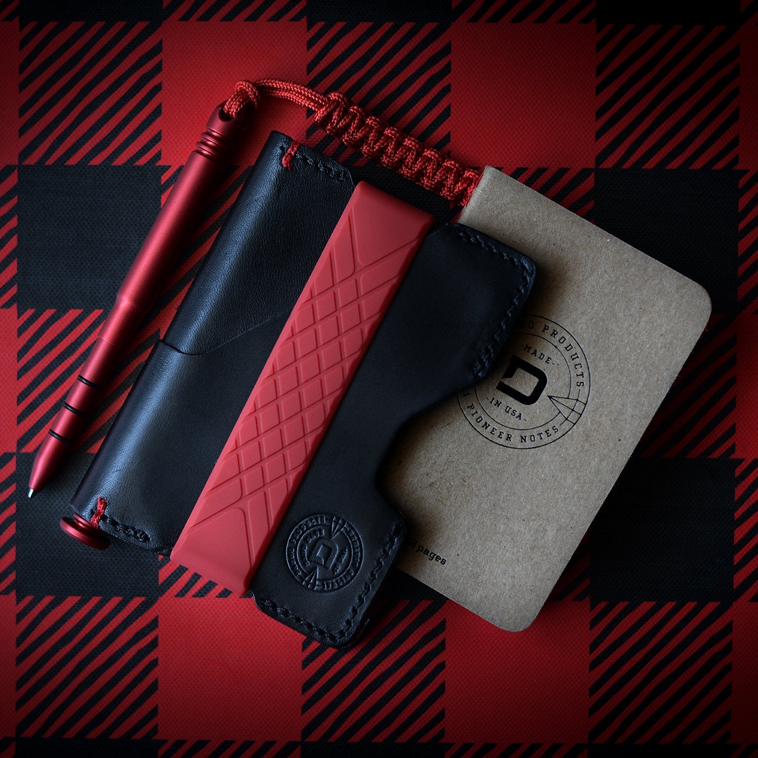 dango products P01 パイオニアウォレット & DANGOペン P01 PIONEER™ TRAVEL WALLET with PEN & NOTEBOOK - Dango Products